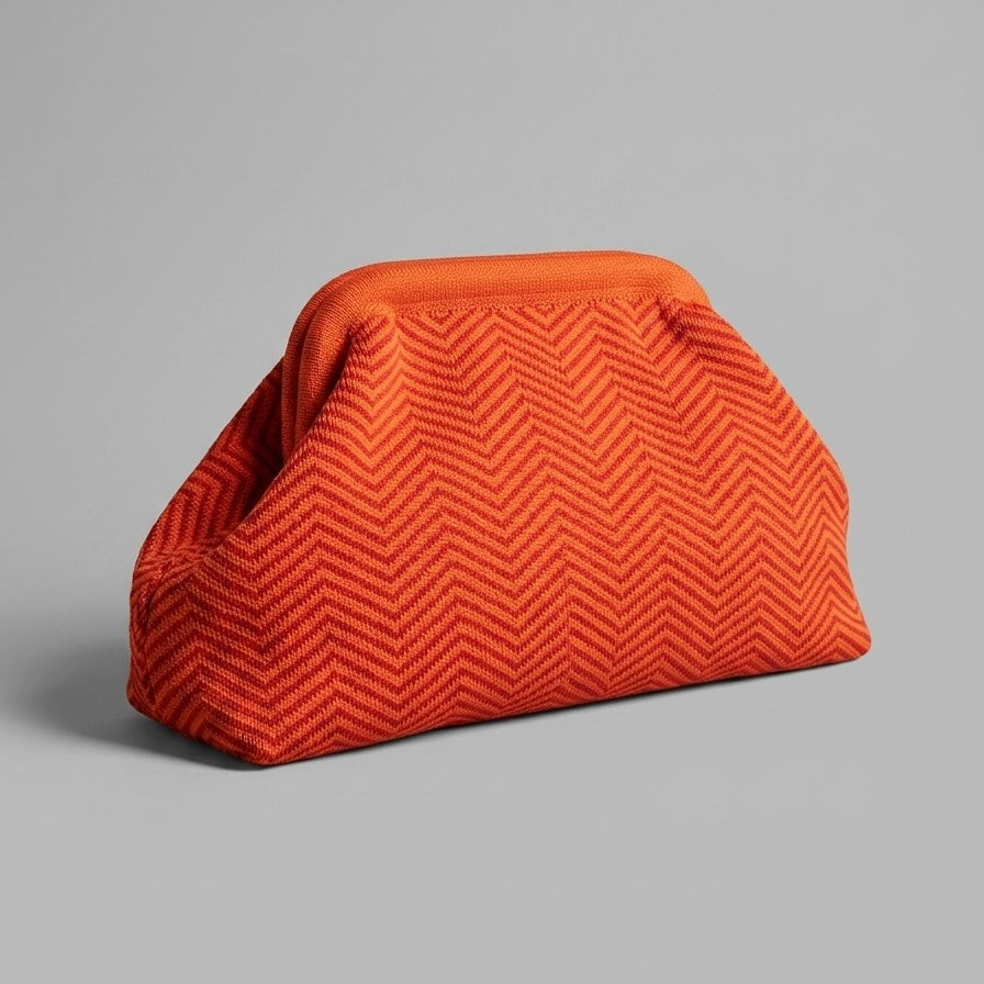 BEACH NECESER - ORANGE/RED
