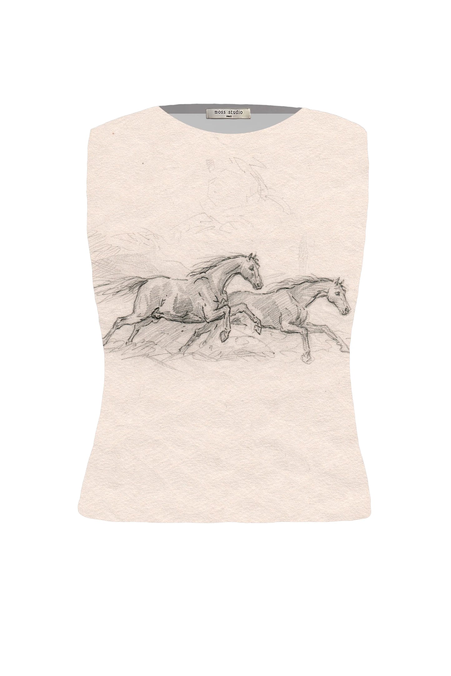 TOP - LUCKY HORSE BY MOSS STUDIO