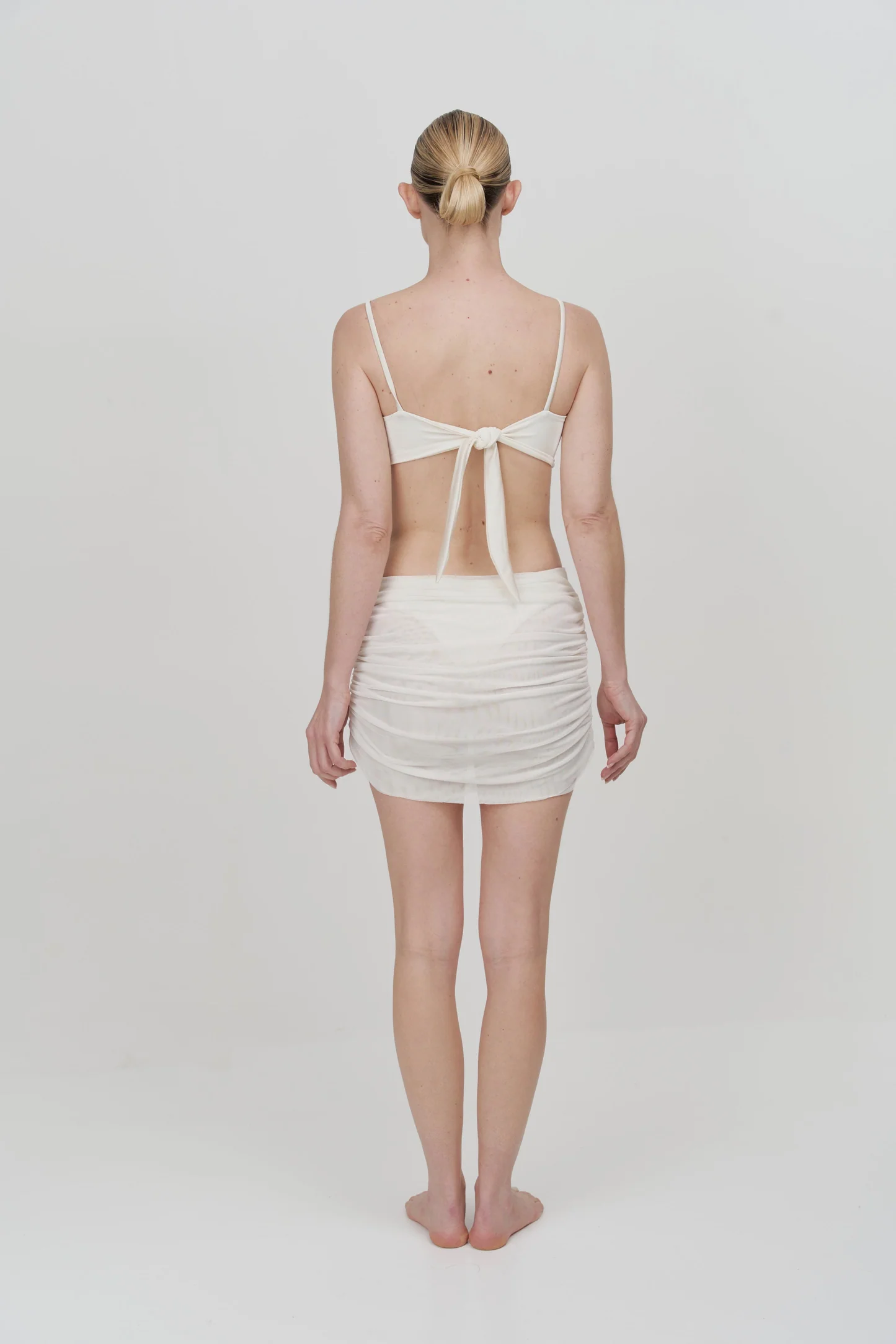 ABA MINI SKIRT IVORY