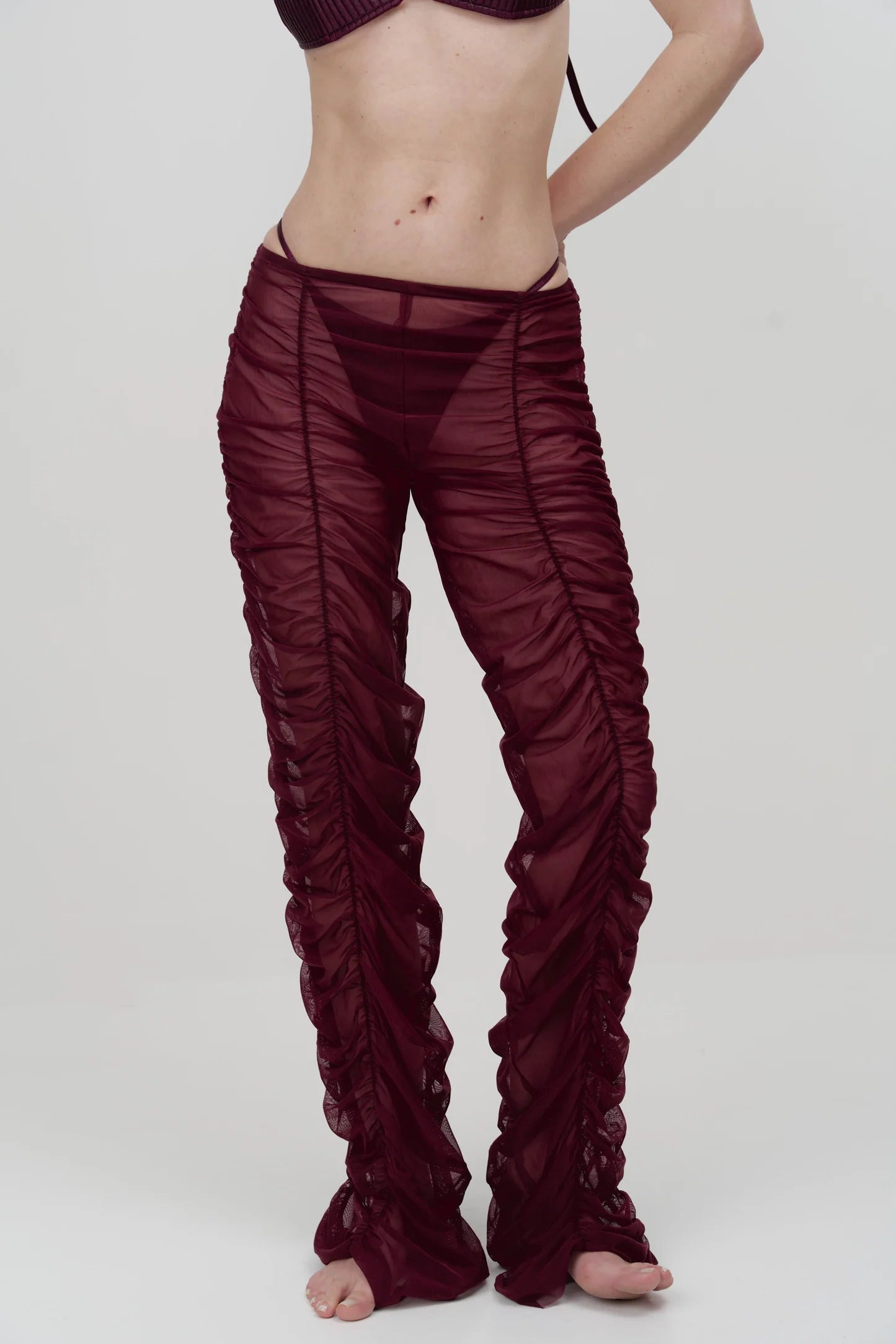 BEA PANT BURGUNDY