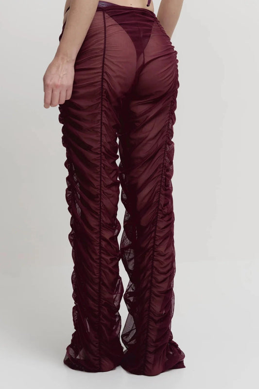 BEA PANT BURGUNDY
