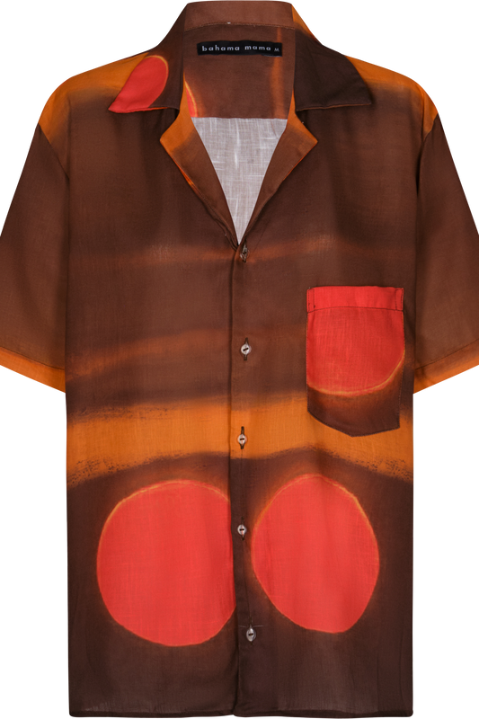 BAHAMA SHIRT RED MOON