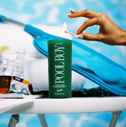 WELL-TIPPED POOL BOY CANDLE
