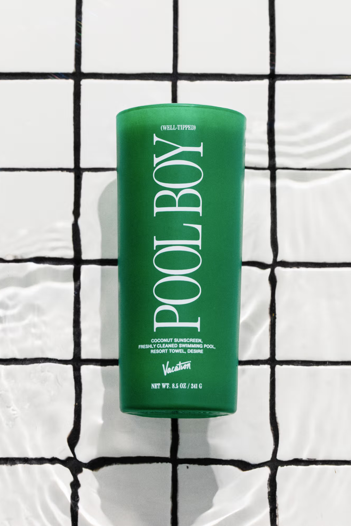 WELL-TIPPED POOL BOY CANDLE