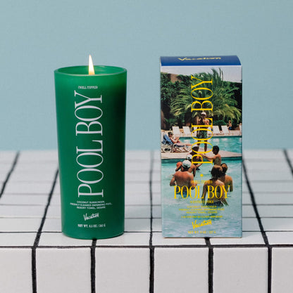 WELL-TIPPED POOL BOY CANDLE