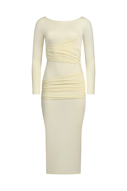 NOVELLA DRESS BUTTER YELLOW