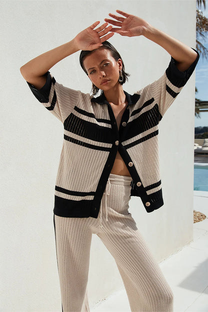 SHIRT - BIAKI / SAND BLACK
