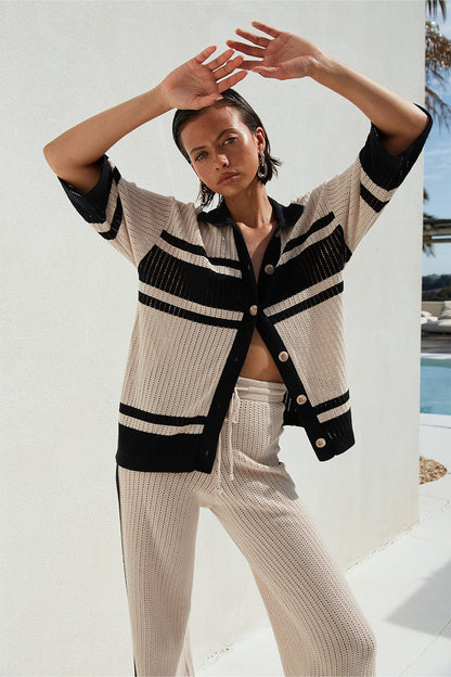 BIANKI SAND/BLACK SET