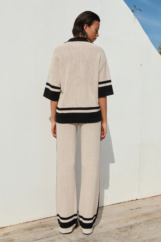 PANT - BIANKI / SAND BLACK