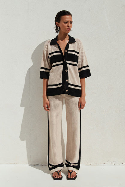 BIANKI SAND/BLACK SET