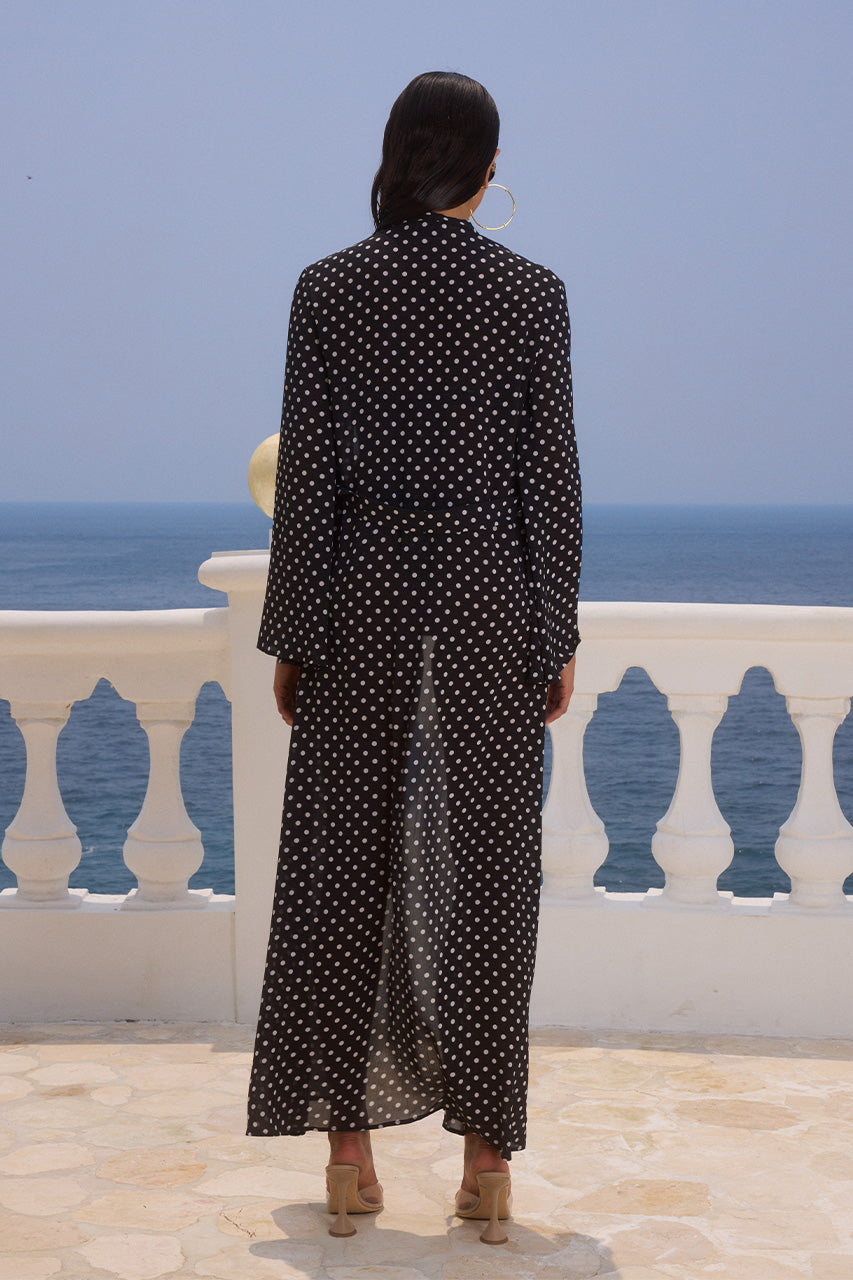 CAMILLE BLACK POLKA