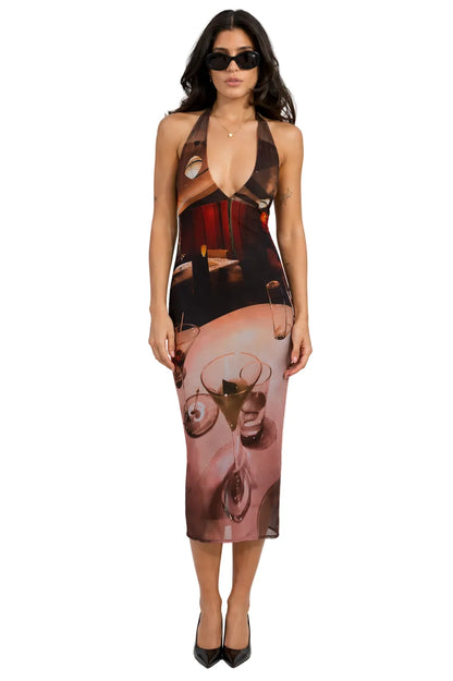 MIDI DRESS - CECCHI BY MOSS STUDIO