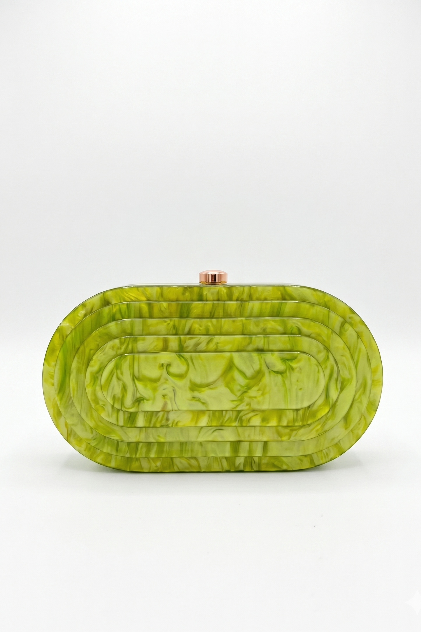 CLUTCH ACRILIC GREEN