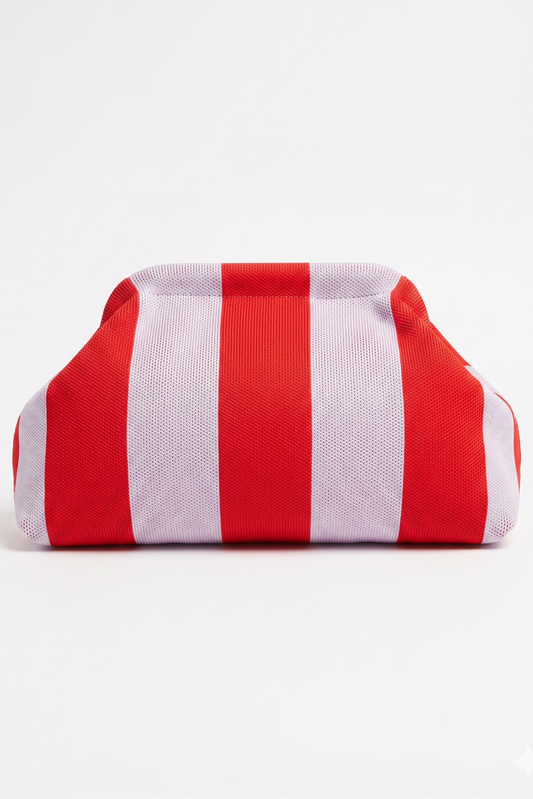 BEACH NECESER LILA/RED