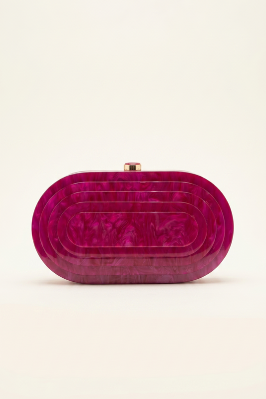 CLUTCH ACRILIC MAGENTA