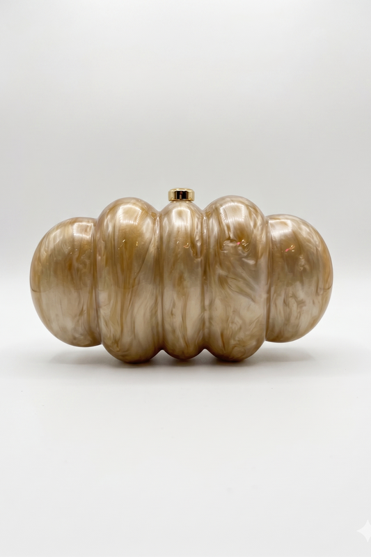 CLUTCH ACRILIC OYSTER