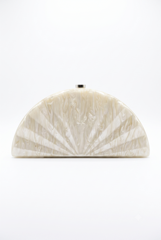 CLUTCH ACRILIC - WHITE