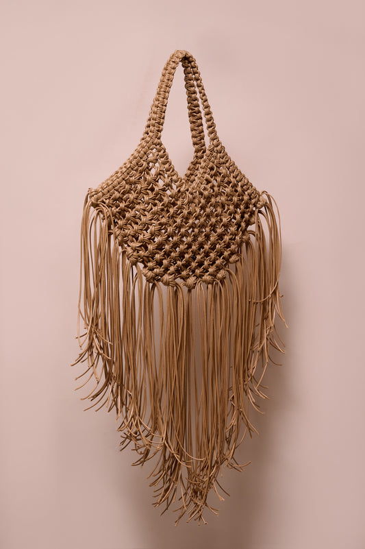 THE MINI IKIGAI TOTE IN CARAMEL