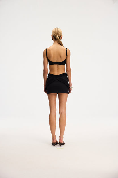 X PLISSE SKIRT