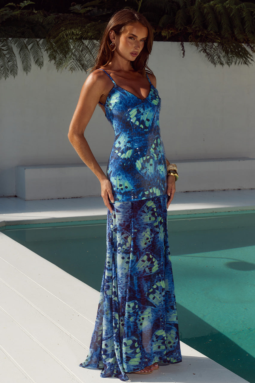 TULIA BLUE MAXI