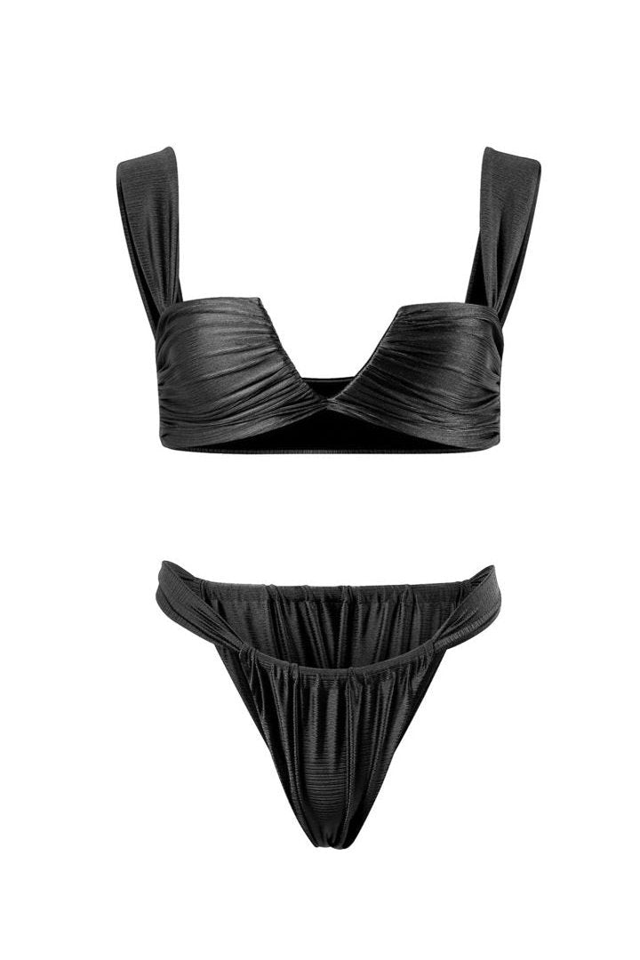 ANA DE BRETAÑA SET SILKY BLACK