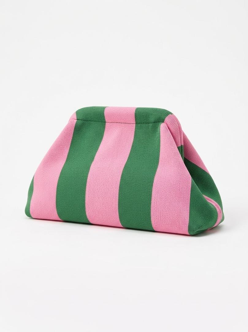 BEACH NECESER - PINK/GREEN
