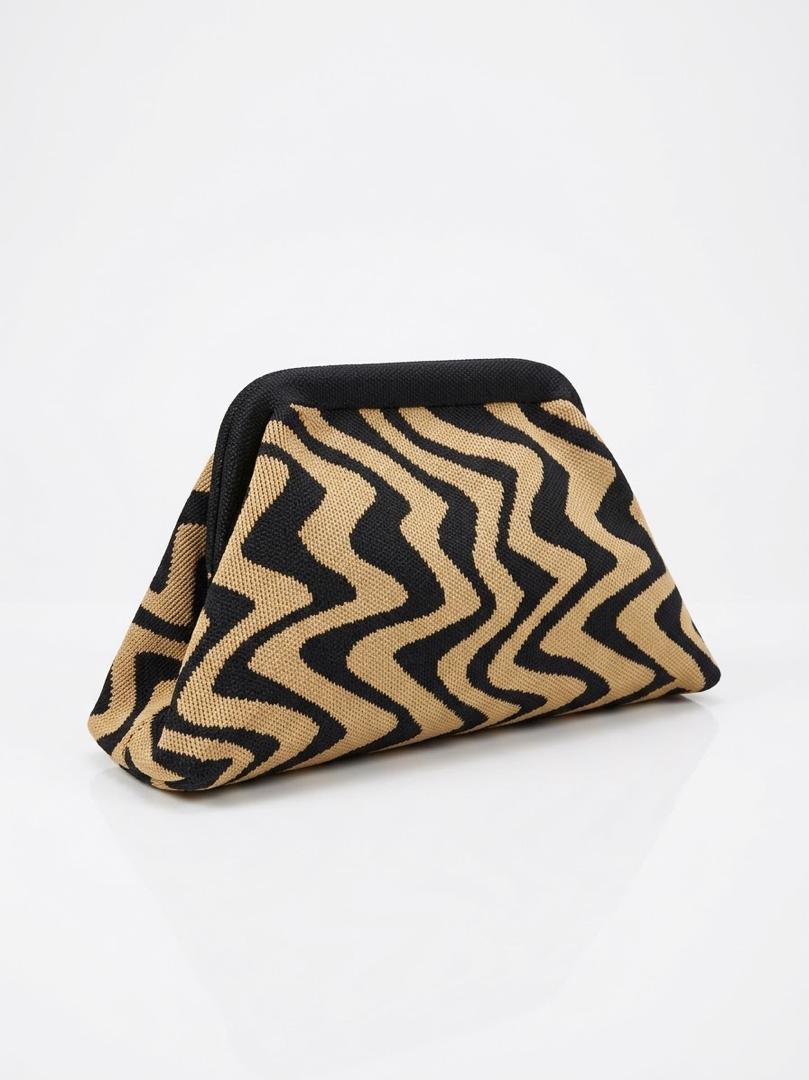 BEACH NECESER - BEIGE/BLACK