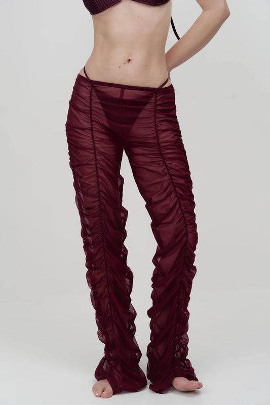 BEA PANT BURGUNDY