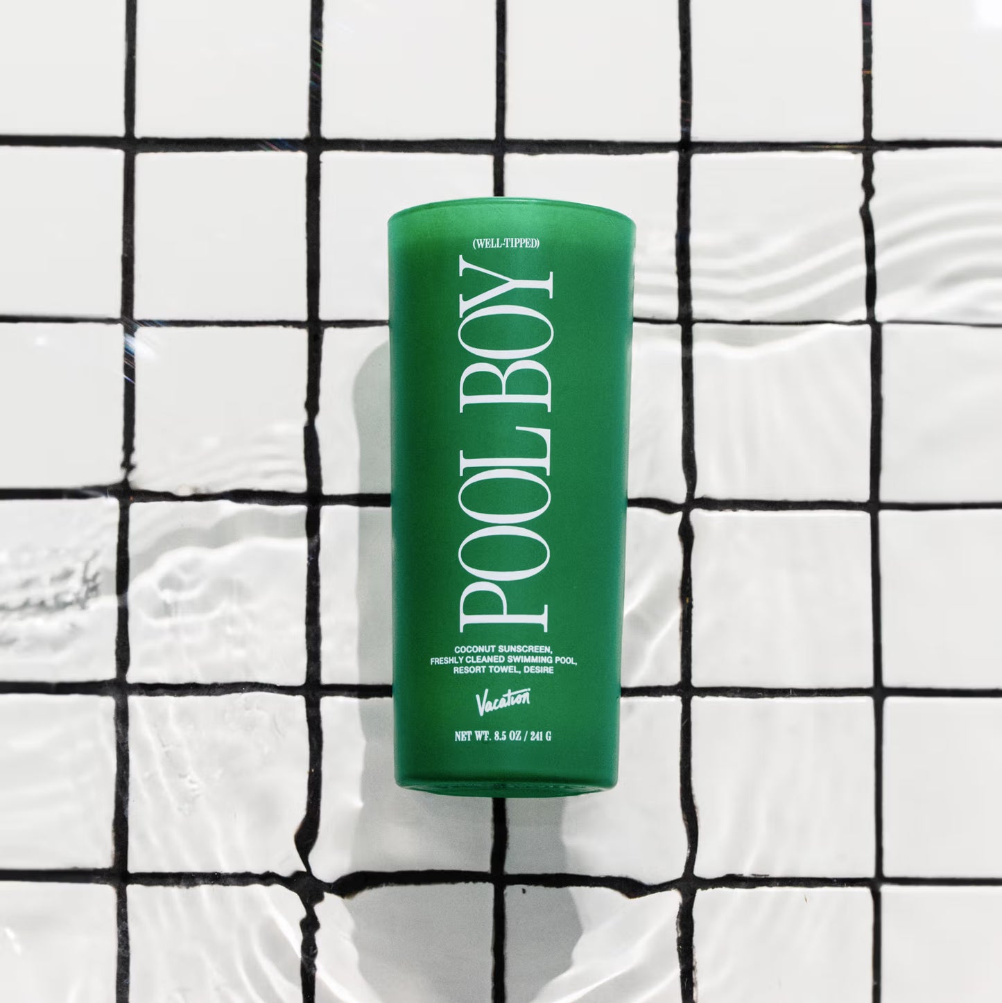 WELL-TIPPED POOL BOY CANDLE