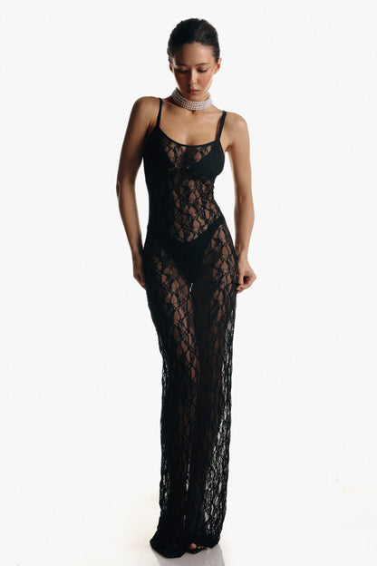 MUSE LONG DRESS BLACK